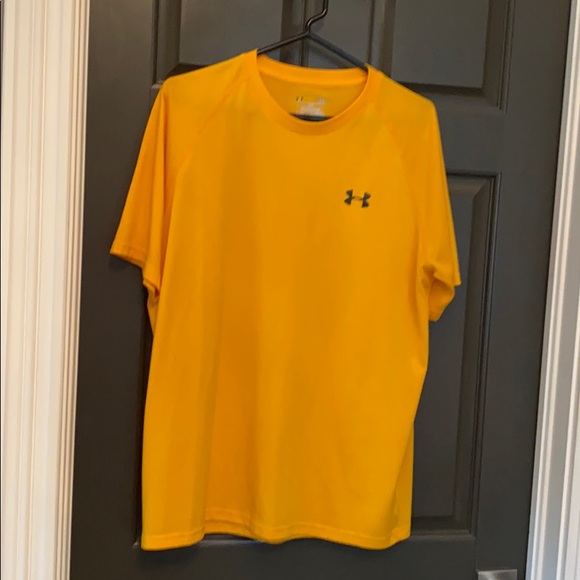 under armour gold shirt